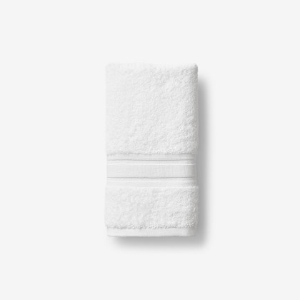 Image of Turkish Cotton Hand Towel - White, Size 16 In. X 30 In.