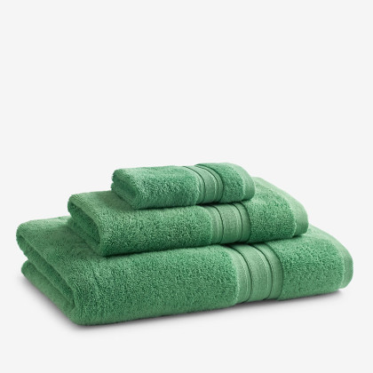 Turkish Cotton Washcloths, Set of 2 - Kelly Green