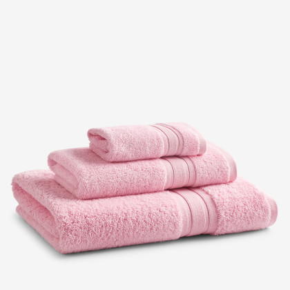 Turkish Cotton Hand Towel - Pink Lady