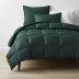 Premium Down Light Warmth Comforter - Hunter Green, Twin