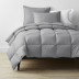 Premium Down Light Warmth Comforter - Light Gray, Twin