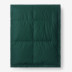Premium Down Blanket - Hunter Green, Full/Queen