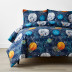 Space Travel Classic Cool Organic Cotton Percale Duvet Cover Set - Multi, Twin