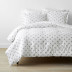 Stars Classic Cool Organic Cotton Percale Comforter Set - Gray, Twin