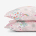 Fancy Unicorns Classic Cool Organic Cotton Percale Pillowcases - Pink Multi, Standard