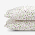 Lilah's Floral Classic Cool Organic Cotton Percale Pillowcases - Pink Multi, Standard