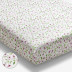 Lilah's Floral Classic Cool Organic Cotton Percale Fitted Crib Sheet - Pink Multi