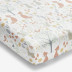 Forest Animals Classic Cool Organic Cotton Percale Fitted Crib Sheet - Ivory Multi