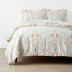 Forest Animals Classic Cool Organic Cotton Percale Duvet Cover Set - Ivory Multi, Twin/Twin XL