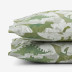 Dino World Classic Cool Organic Cotton Percale Pillowcases - Gray Green, Standard