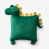 Plush Character Pillow - Dino, 18 in. x 18 in.