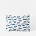 Whale School Classic Cool Organic Cotton Percale Sham - Blue, Toddler