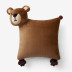 Plush Character Pillow - Bear, 18 in. x 18 in.