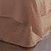 Putnam Cotton Matelassé Bed Skirt - Clay
