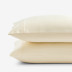 Premium Smooth Egyptian Cotton Sateen PIllowcase Set - Pale Yellow, Standard