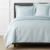 Premium Smooth Egyptian Cotton Sateen Duvet Cover - Sky Blue, Twin/Twin XL