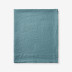 Premium Breathable Relaxed Linen Solid Flat Bed Sheet - Teal, Twin/Twin XL
