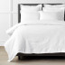 Premium Breathable Relaxed Linen Solid Duvet Cover - White, Twin