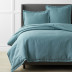 Premium Breathable Relaxed Linen Solid Duvet Cover - Teal, Twin/Twin XL