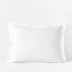 Premium Breathable Relaxed Linen Sham - White, Standard