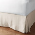Relaxed Linen Bed Skirt - Parchment