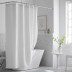 Premium Breathable Relaxed Linen Shower Curtain - White