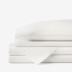 Classic Cool Cotton Percale Bed Sheet Set - Ivory, Twin