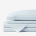 Classic Cool Cotton Percale Bed Sheet Set - Pale Blue, Twin