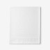 Classic Cool Cotton Percale Solid Flat Bed Sheets - White, Twin