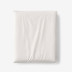 Classic Cool Cotton Percale Fitted Bed Sheet - Ivory, Twin