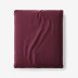 Classic Cool Cotton Percale Fitted Bed Sheet - Merlot, Queen