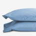 Classic Cool Cotton Percale Pillowcases - Porcelain Blue, Standard