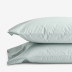 Classic Cool Cotton Percale Pillowcases - Sea Mist, Standard