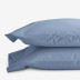 Classic Cool Cotton Percale Pillowcases - Slate Blue, Standard