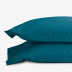 Classic Cool Cotton Percale Pillowcases - Teal, Standard