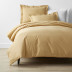 Classic Cool Cotton Percale Bed Duvet Cover - Butterscotch, Twin