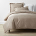 Classic Cool Cotton Percale Bed Duvet Cover - Cocoa, Twin