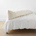 Classic Cool Cotton Percale Body Pillow Cover - Ivory, 20X72