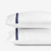 Hewett Luxe Smooth Egyptian Cotton Sateen PIllowcase Set - Blue, Standard