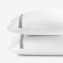 Hewett Luxe Smooth Egyptian Cotton Sateen PIllowcase Set - Gray, Standard