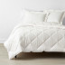 Dobby Stripe Classic Smooth Wrinkle-Free Sateen Comforter - Cream, Twin/Twin XL