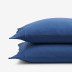 Classic Easy-Care Jersey Knit PIllowcase Set - Smoke Blue, Standard