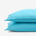Classic Easy-Care Jersey Knit PIllowcase Set - Turquoise, Standard