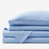 Classic Easy-Care Jersey Knit Bed Sheet Set - Cloud Blue, Twin