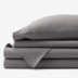 Classic Easy-Care Jersey Knit Bed Sheet Set - Dark Gray, Twin