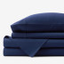 Classic Easy-Care Jersey Knit Bed Sheet Set - Navy, Twin