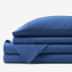 Classic Easy-Care Jersey Knit Bed Sheet Set - Smoke Blue, Twin