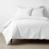 Classic Easy-Care Jersey Knit Bed Duvet Cover Set - White, Twin