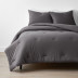 Classic Easy-Care Jersey Knit Comforter Set - Dark Gray, Twin/Twin XL