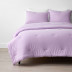 Classic Easy-Care Jersey Knit Comforter Set - Lavender, Twin/Twin XL